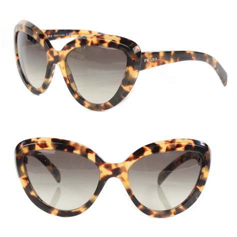 prada black tortoise sunglasses|prada cat eye tortoiseshell sunglasses.